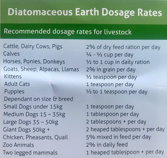 DE EARTH (DIATOMACEOUS EARTH)