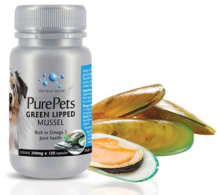 GREEN LIPPED MUSSEL capsules for Dogs